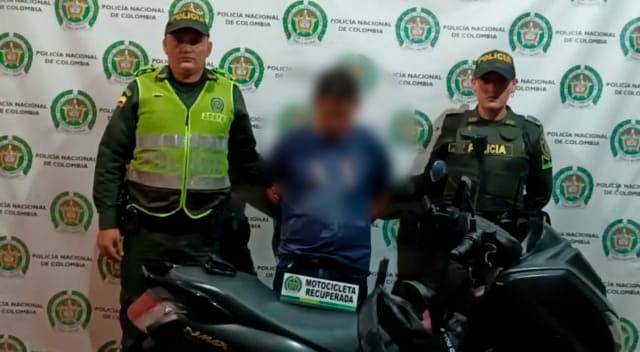 La recuperación de los vehículos dejó al menos dos capturados, informó la Policía. FOTO: CORTESÍA POLICÍA