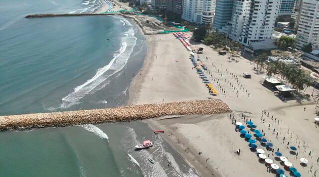 La sensación térmica en Cartagena alcanzó los 53°C este fin de semana. FOTO: COLPRENSA