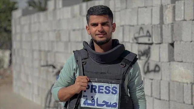 Saed Abu Nabhan, 25 años, Al-Ghad TV , 10 de enero de 2025. Foto: Reporteros sin fronteras.