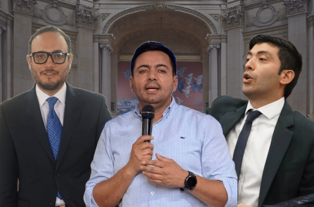 Está prácticamente definido que Alfredo Deluque (izq.) se quedará con la presidencia del Senado. En Cámara, suenan Julio Roberto Salazar (centro) y Nicolás Barguil (der.). FOTOS: Colprensa y redes sociales