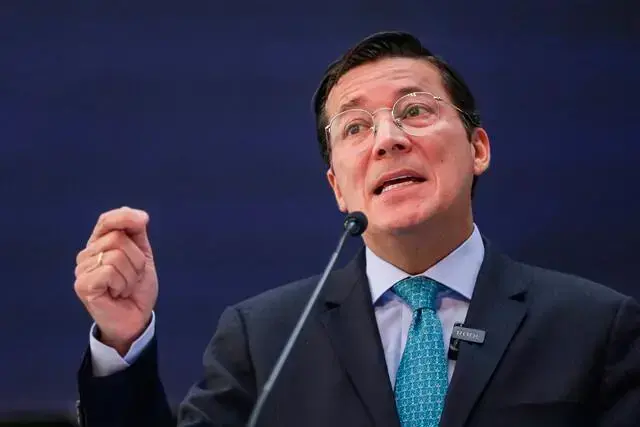 El registrador Hernán Penagos hizo un duro llamado al gobierno de Gustavo Petro para que garantice la seguridad de las próximas elecciones. FOTO: COLPRENSA.