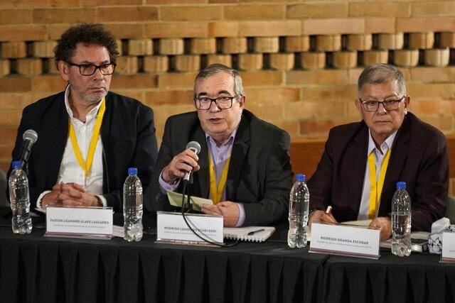 Los líderes del antiguo secretariado reclamaron al Gobierno por los incumplimientos en la pactado en la firma de la paz. Foto: Colprensa