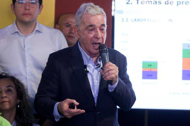 Sectores del partido insisten en que el liderazgo de Uribe puede ser clave para recuperar el poder. Con su absolución, la derecha ve en él una figura reivindicada y dispuesta a volver al centro del tablero político. FOTO: COLPRENSA
