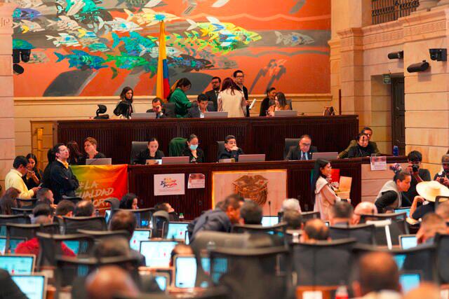 El Congnreso lanzó un protocolo contra las conductas de violencia sexual dentro del Capitolio. FOTO: Colprensa