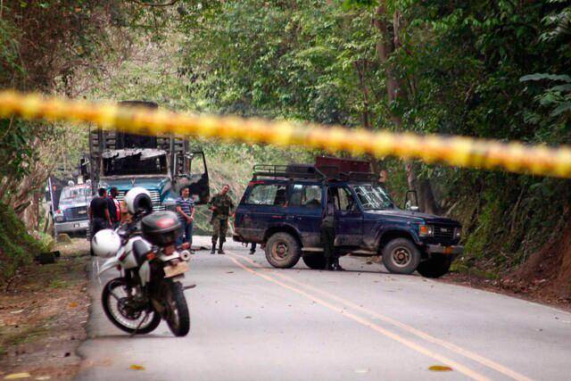 En los últimos días se han reportado al menos cuatro atentados contra miembros de la Policía Nacional que laboran en la capital del Cauca. Foto: Colprensa.