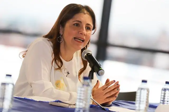 Iris Marín, defensora del Pueblo hizo un llamado a respetar la decisión de la juez del caso Uribe, Sandra Heredia. Foto, Colprensa. 