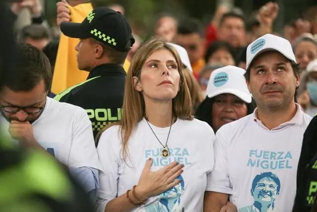 María Carolina Hoyos, hermana del senador Miguel Uribe Turbay habló sobre la salud de su hermano. Cortesía, COLPRENSA. 