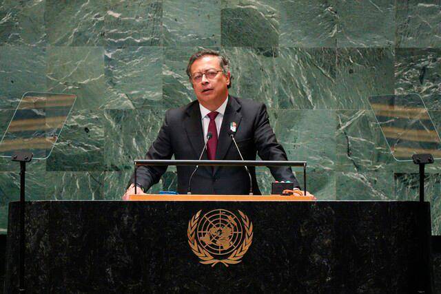 Se tiene previsto que durante su intervención el jefe de Estado denuncie un presunto complot judicial en su contra. También defenderá su política de paz total. FOTO: PRESIDENCIA
