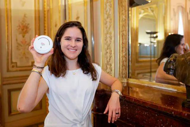 Valentina Agudelo, joven administradora de empresas de 28 años, es la creadora de Julieta y la CEO de Salva Health. FOTO Cortesía