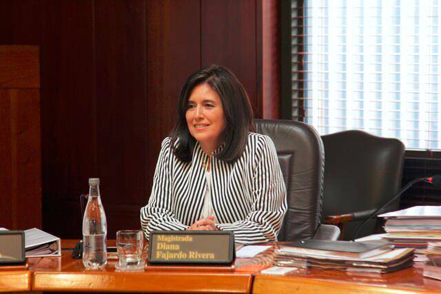 La magistrada Diana Fajardo es la nueva presidenta de la Corte Constitucional. FOTO: COLPRENSA