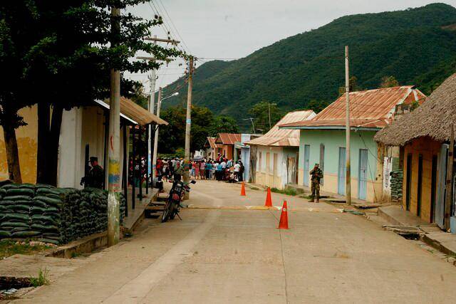 Chalán, Sucre, el municipio en el que ocurrió el brutal ataque de las Farc en 1996. FOTO: COLPRENSA.