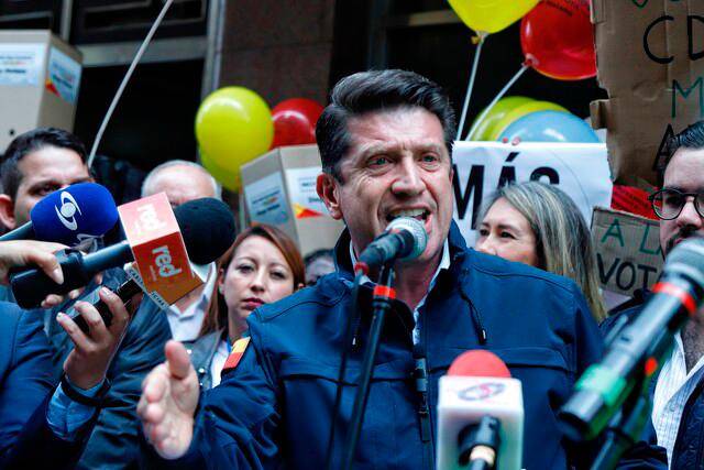 Diego Molano ya fue concejal de Bogotá en el pasado. Ahora aspira a la Alcaldía. FOTO: COLPRENSA.