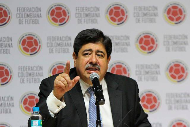 El expresidente de la Federación Colombiana de Fútbol, Luis Bedoya. FOTO ARCHIVO COLPRENSA