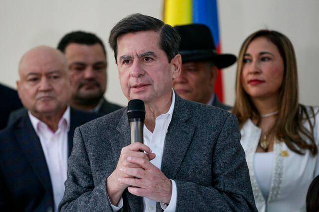 Cristo está citado este martes al Congreso para dar explicaciones frente a la declaratoria de conmoción interior. FOTO: Colprensa