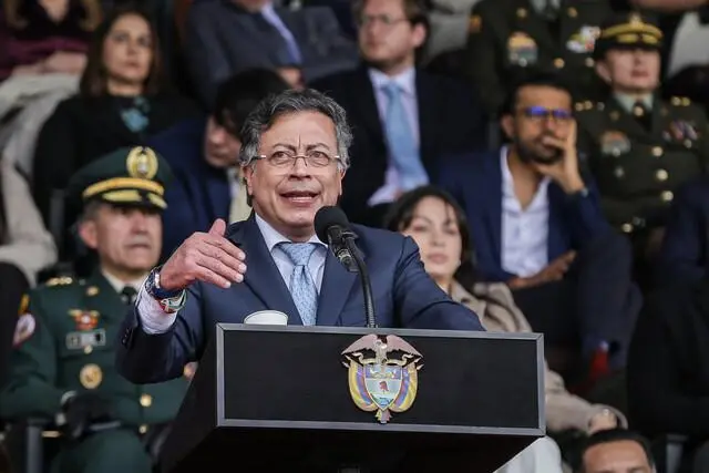 El presidente colombiano Gustavo Petro aseguró que el conflicto con Estados Unidos responde más a intereses petroleros que a acusaciones por narcotráfico. FOTO: Colprensa.