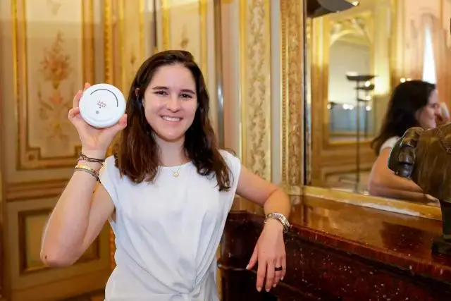Valentina Agudelo, joven administradora de empresas de 28 años, es la creadora de Julieta y la CEO de Salva Health. FOTO Cortesía
