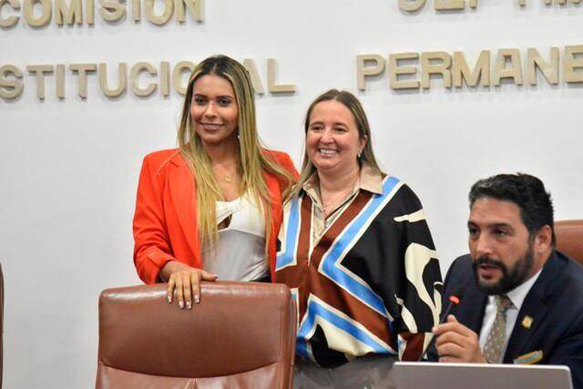 La liberal antioqueña, María Eugenia Lopera, quedó en la presidencia de la Comisión Séptima de Cámara. FOTO COLPRENSA
