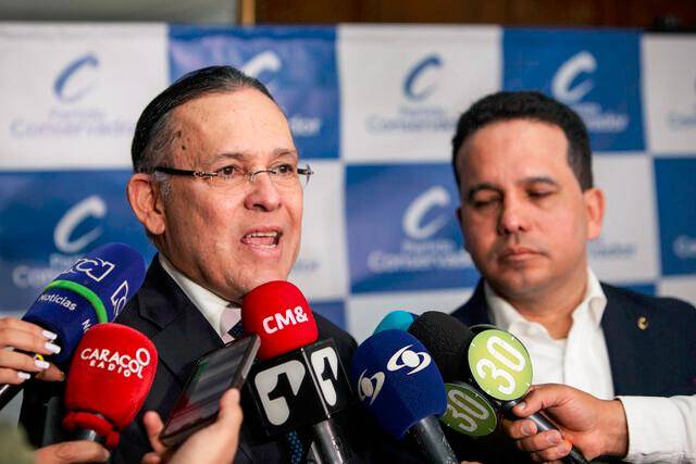 El presidente del Partido Conservador, Efraín Cepeda, anunció que la colectividad votará en contra de la reforma laboral. FOTO: Colprensa