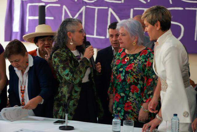 La primera dama acompañó tres proyectos en pro de la igualdad de género el pasado 7 de agosto. FOTO: Colprensa