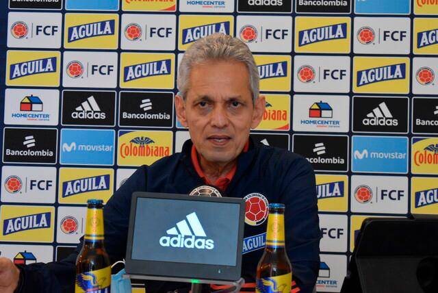 Reinaldo Rueda, técnico de Colombia, habló en rueda de prensa. FOTO: COLPRENSA