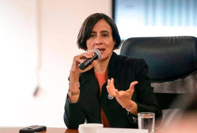 Susana Muhamad se mantuvo como ministra de Ambiente desde el inicio del Gobierno Petro. FOTO COLPRENSA