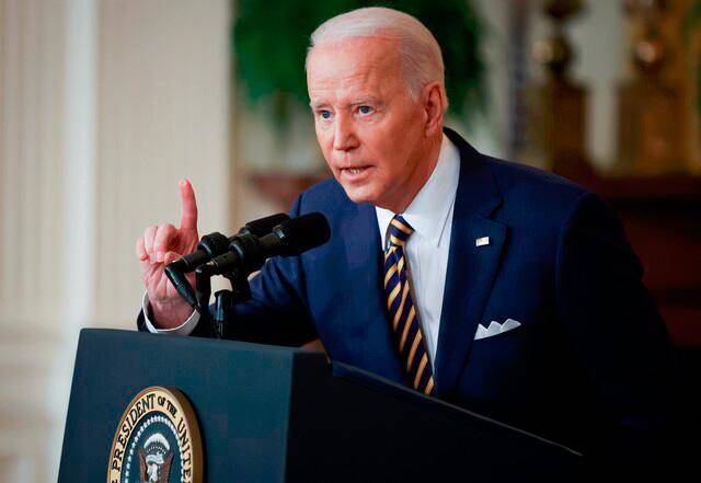 Joe Biden anunció que Estados Unidos se sumara a la prohibición de la creación de armas químicas. Foto: Colprensa. 