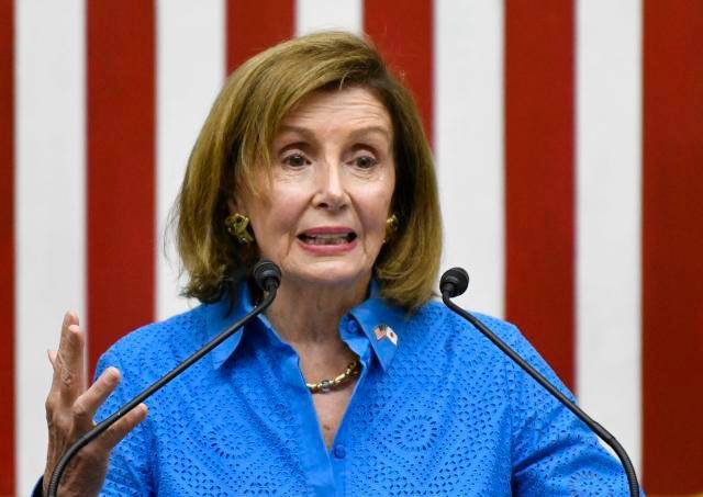 Nancy Pelosi visitó Taiwán la semana pasada. FOTO: EFE