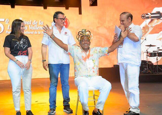 Almes Guillermo Granados es el nuevo Rey de la Leyenda vallenta. FOTO Colprensa