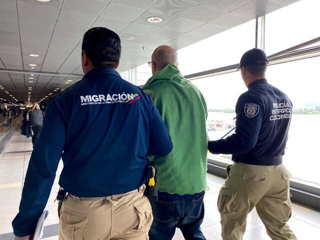 <span class="mln_uppercase_mln">El</span><span class="mln_uppercase_mln"> fugitivo alemán contaba con circular roja de la INTERPOL. FOTO: COLPRENSA</span>