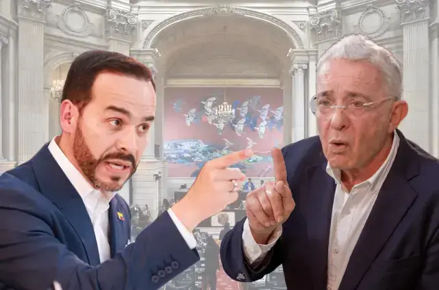 Los dos políticos de derecha han tenido varias discusiones públicas y disputas por diferentes ramas del poder. FOTO: COLPRENSA Y EL COLOMBIANO.