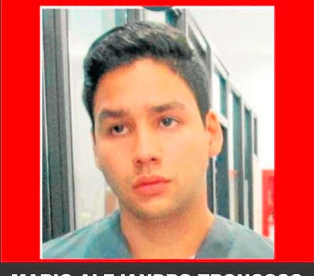 Mario Alejandro Troncoso, primo de Juan Bernardo, está prófugo y con orden de captura vigente. FOTO: Tomada de Facebook