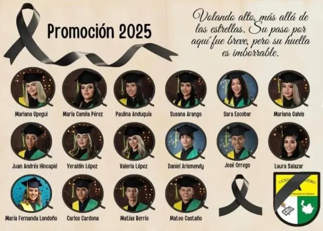 Balance final: 17 muertos y 20 heridos dejó el accidente de bus con 37 pasajeros en excursión de egresados del Liceo Antioqueño de Bello