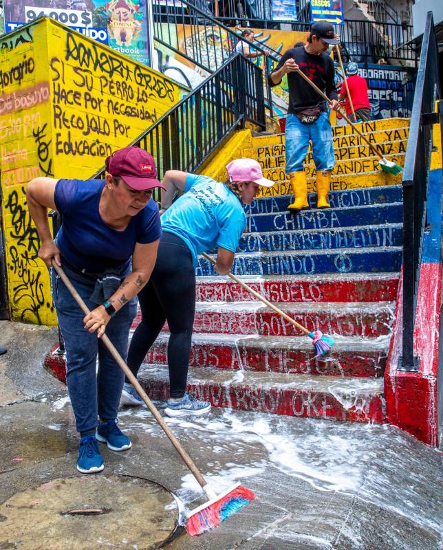 El fin de la jornada fue mostrar la mejor imagen de uno de los principales atractivos turísticos de la ciudad. Foto: Juan Antonio Sánchez Ocampo