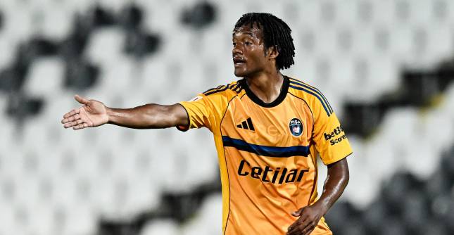 Juan Guillermo Cuadrado inicia su temporada número 17 en Italia, ahora con el recién ascendido Pisa. FOTO: GETTY