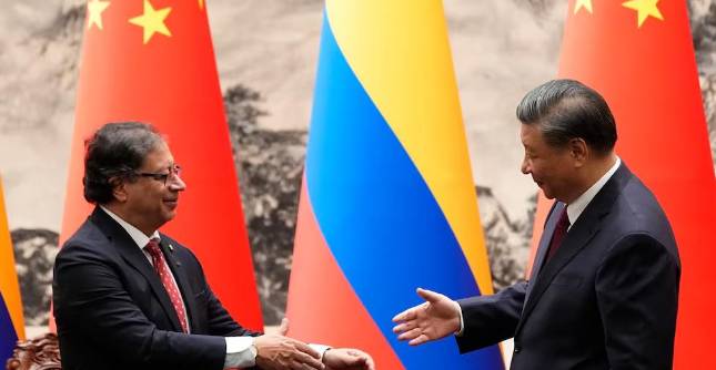 El presidente Gustavo Petro, horas después de aterrizar en China, confirmó que Colombia se sumará al acuerdo multilateral para ingresar a la denominada nueva Ruta de la Seda. Foto: Getty