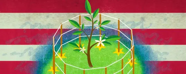 La COP30 se celebrará en noviembre en Belém do Pará, Brasil, y marcará una década desde el Acuerdo de París, el pacto que definió la ruta mundial contra el cambio climático. ILUSTRACIÓN Esteban París 