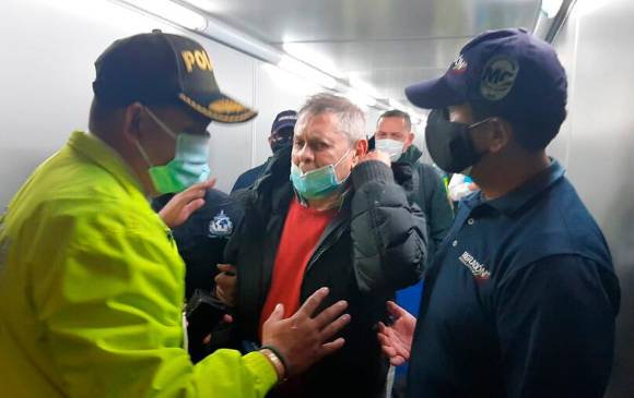 Guillén le dijo a EL COLOMBIANO que “quedó mal hecho” el montaje en el que el empresario lo involucró. FOTO CORTESÍA POLICÍA