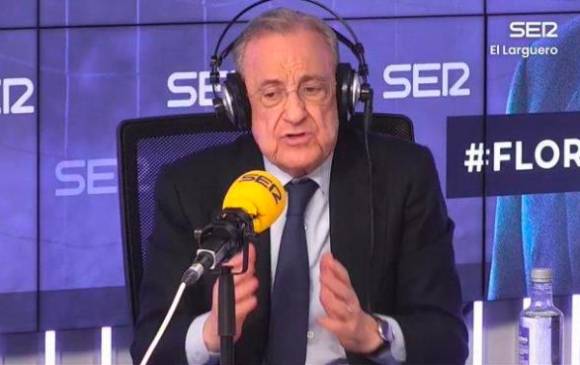 Florentino Pérez, presidente del Real Madrid y de la Superliga, habló en El Larguero de la SER.