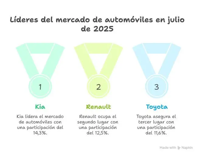 Top 3 de las marcas más vendidas en Colombia.
