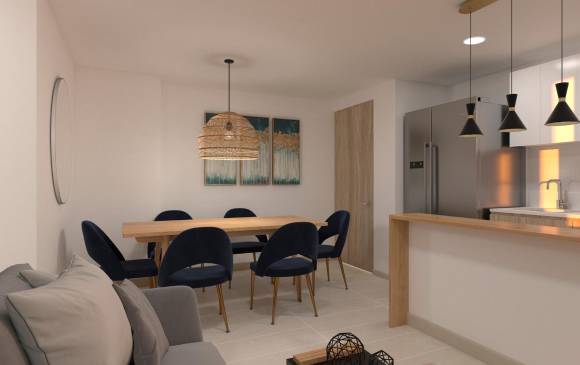 Los apartamentos de Remanso Oriente están entre los 61 y 65,4 metros cuadrados. FOTO CORTESÍA