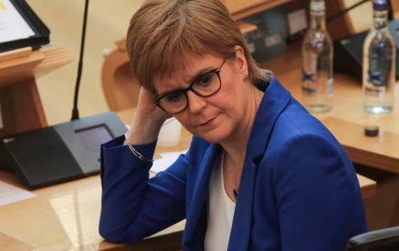 Nicola Sturgeon, líder del ejecutivo escocés, en una imagen de referencia de mayo de 2020. FOTO: Efe (archivo)