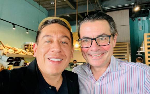 Alejandro Gaviria y Carlos Amaya conversaron sobre posible unión para correr por la Presidencia. FOTO Cortesía