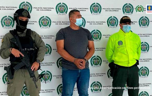 Alias “Tasmania” habría ejercido como cabecilla del Clan del Golfo en el Suroeste. FOTO CORTESÍA FISCALÍA