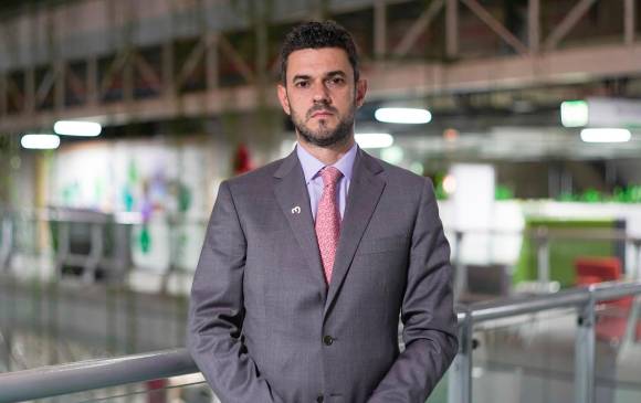 El gerente general de EPM, Alejandro Calderón Chatet, fue diagnosticado positivo para covid-19, según informó la empresa el pasado sábado. FOTO cortesía epm