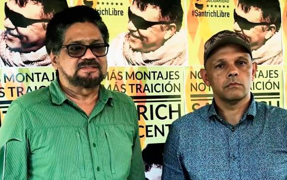 La disidencia de “Iván Márquez” (izq.) y “el Paisa” (der.) se autodenomina Segunda Marquetalia, y tiene su base de operaciones en Venezuela. FOTO: ARCHIVO.