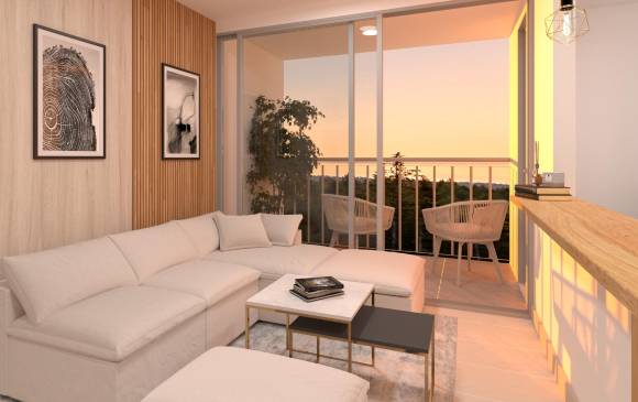 Los apartamentos de Remanso Oriente están entre los 61 y 65,4 metros cuadrados. FOTO CORTESÍA