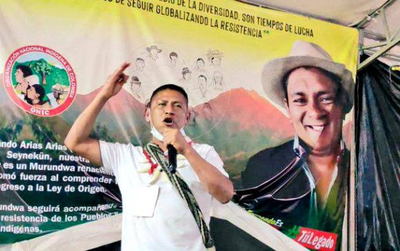 Orlando Rayo pertenece al pueblo yagua y trabajó desde el 2003 en la Asociación de Cabildos Indígenas del Trapecio Amazónico. Será consejero mayor de la Onic hasta el 2025. FOTO Cortesía ONIC.