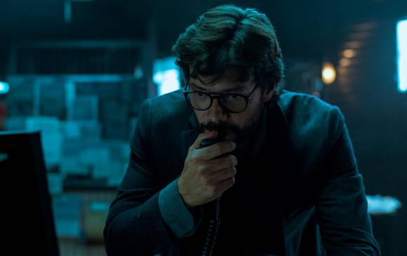 El actor Álvaro Morte interpreta al profesor. Foto Cortesía Netflix / Tamara Arranz Ramos