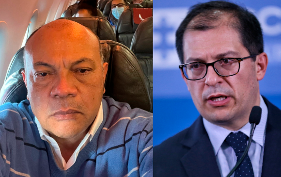 Luis Colmenares, padre de Andrés Colmenares y Francisco Barbosa, fiscal general. FOTO COLPRENSA Y @lcolmenaresr