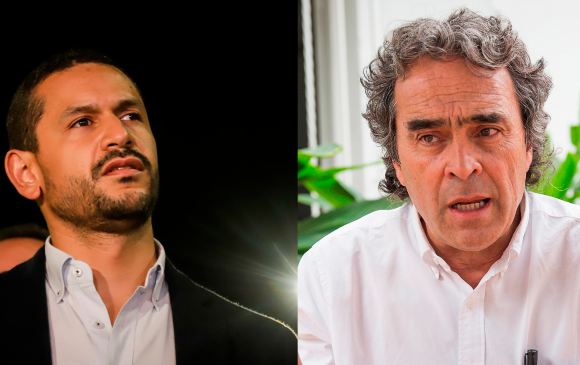 Daniel Palacios, ministro del Interior y Sergio Fajardo, precandidato presidencial. FOTOS COLPRENSA Y EL COLOMBIANO